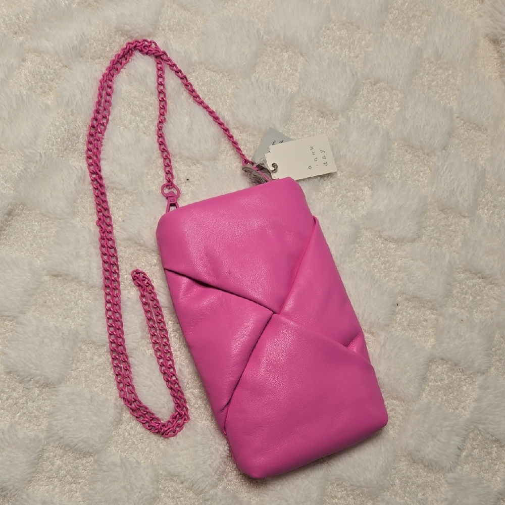 a new day Fuchsia Crossbody Bag with Chain